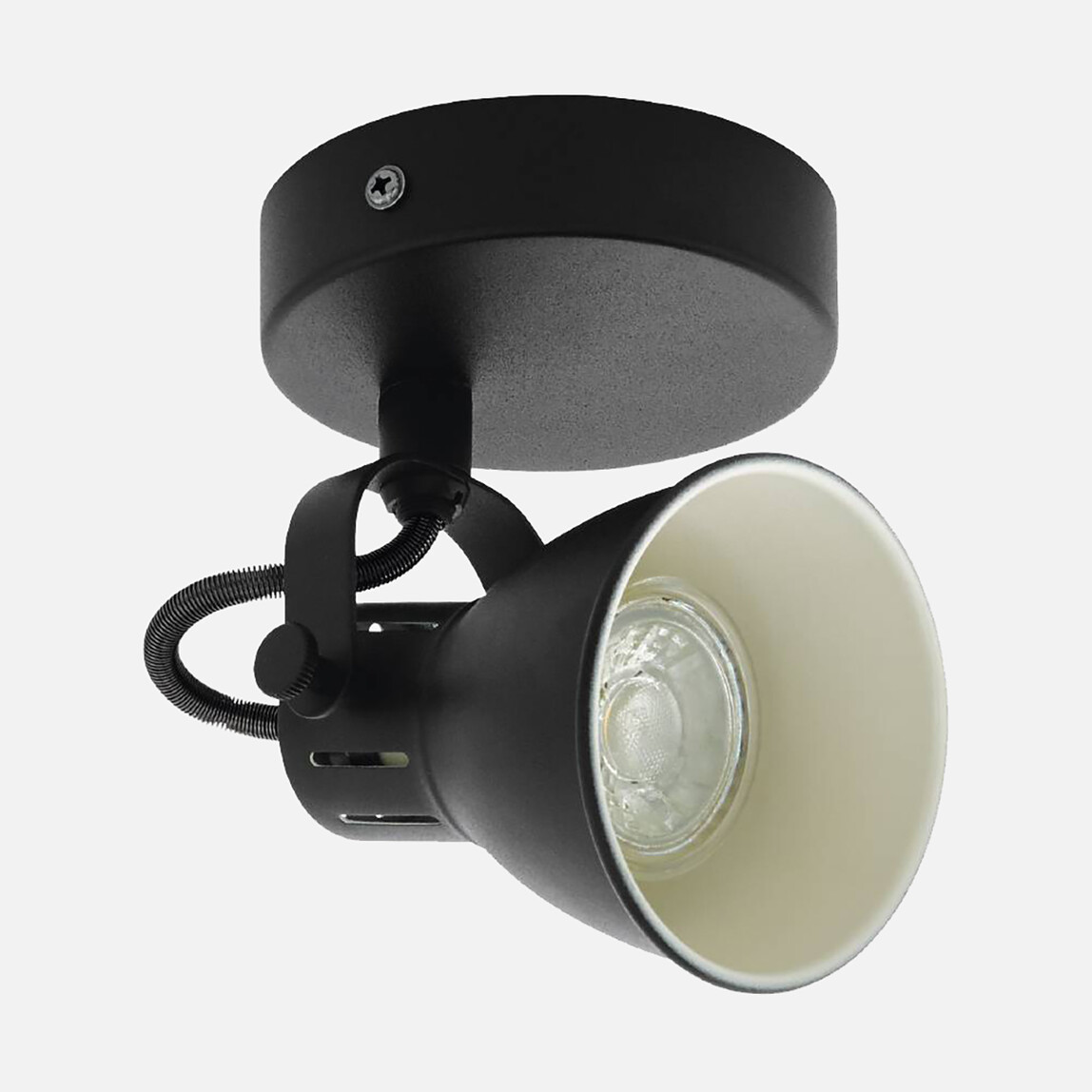    Seras 3 W Siyah Gu10 Tekli Sıva Üstü Led Spot 