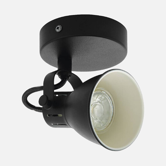 Seras 3 W Siyah Gu10 Tekli Sıva Üstü Led Spot