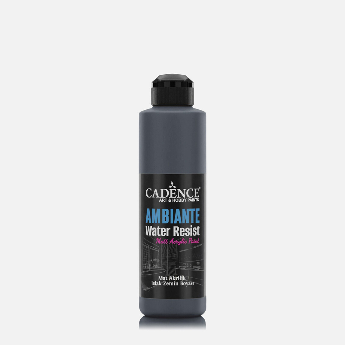    Ambiente Akrilik Antrasit Siyah 250ml Kat 1 AW23 