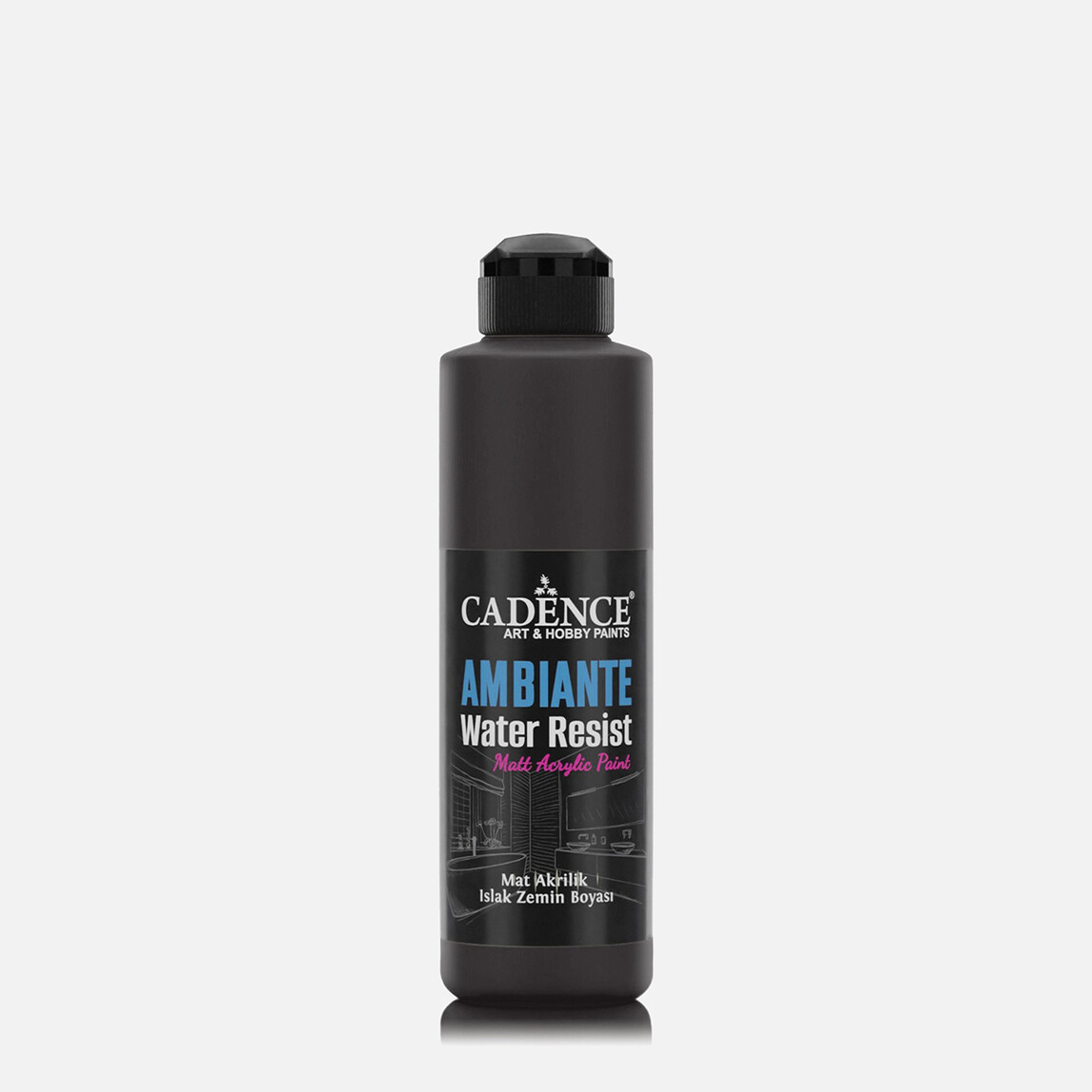    Ambiente Akrilik Siyah 250ml Kat 1 AW24 