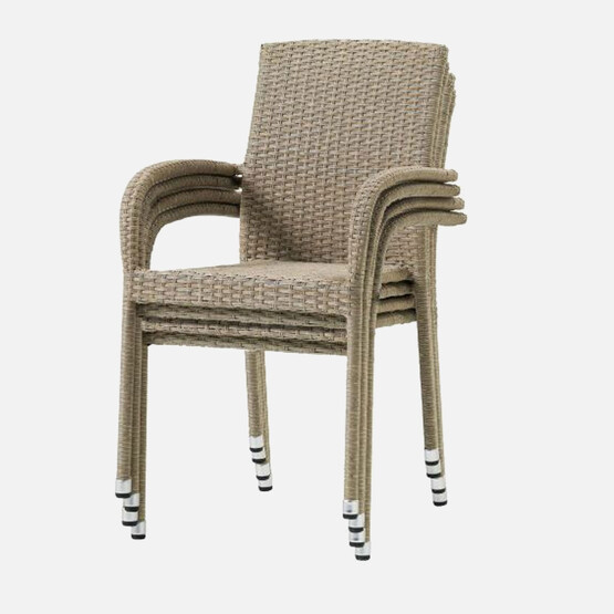 Sunfun Pariso Rattan Sandalye Bej