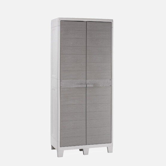 Toomax Woody's XL 4 Raflı Plastik Dolap Antrasit 
