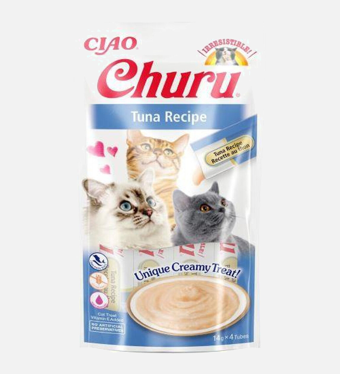 Ciao Churu Cream Ton Balıklı Kedi Ödül Kreması 4x14gr_0