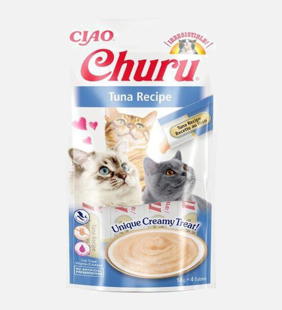 Ciao Churu Cream Ton Balıklı Kedi Ödül Kreması 4x14gr