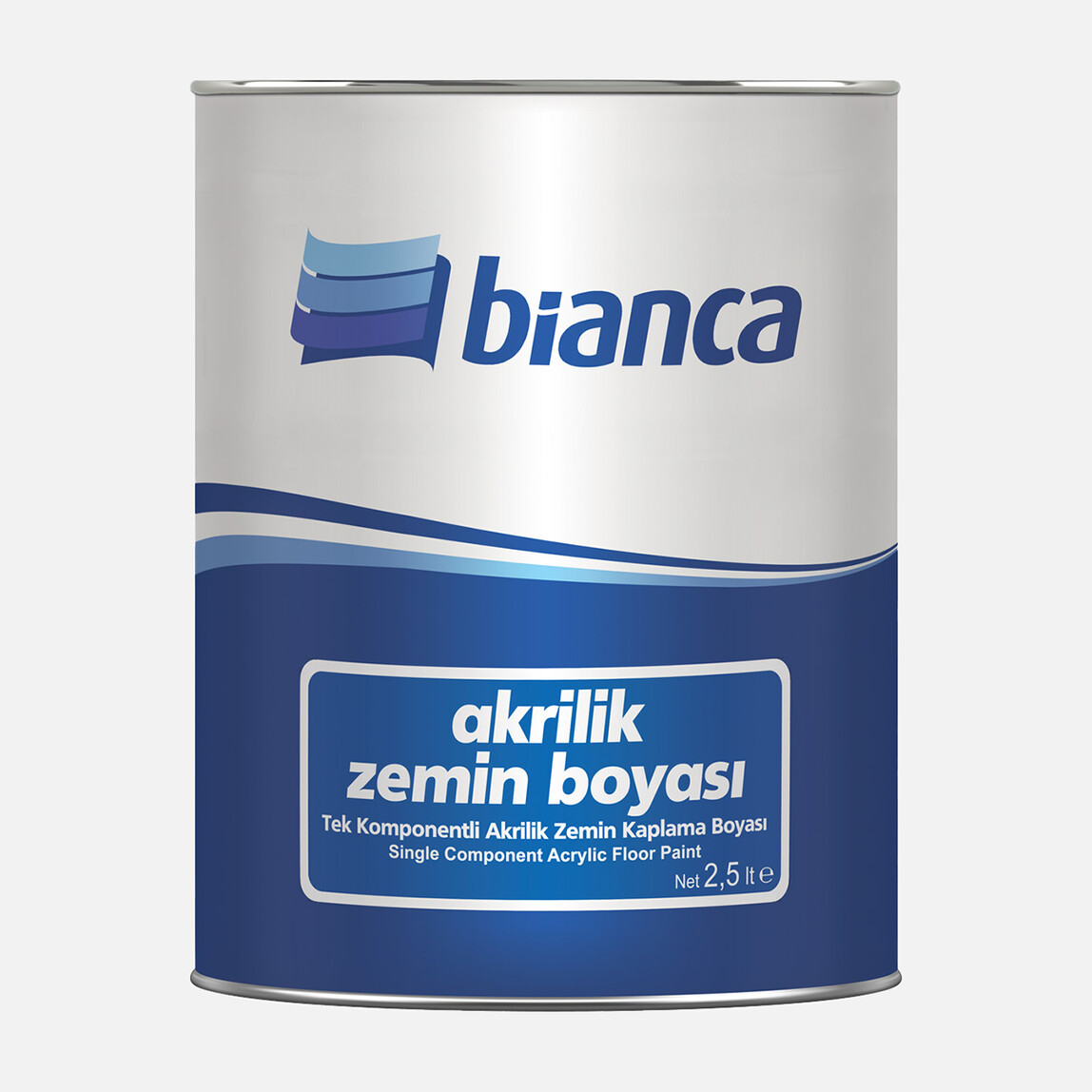 Bianca 2,5 L Akrilik Zemin Boyası Beyaz_0