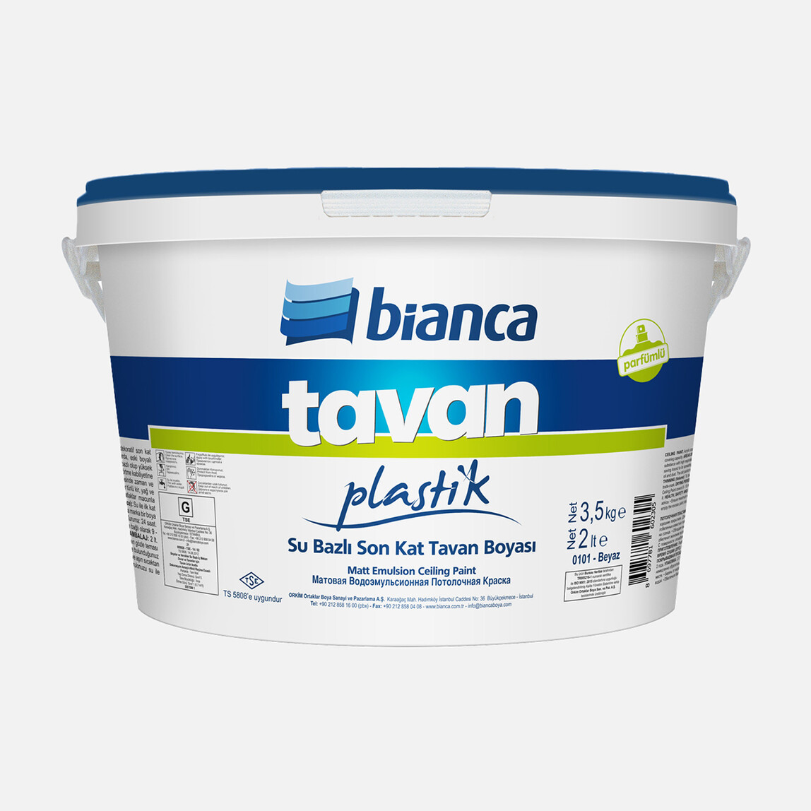 Bianca 3,5 KG Tavan Plastik Boya Beyaz_0