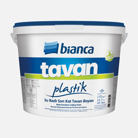 Bianca 10 KG Tavan Plastik Boya Beyaz 