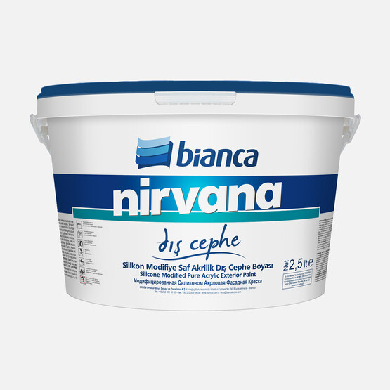 Bianca 2,5 L Nirvana Saf Akrilik Dış Cephe Boyası Beyaz