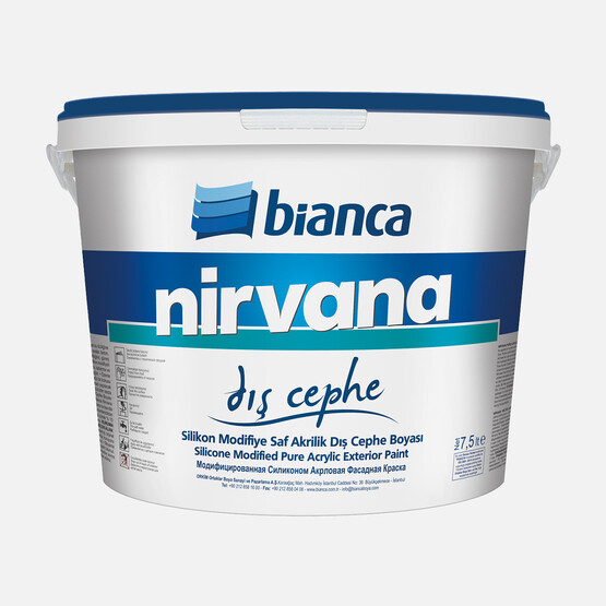 Bianca 7,5 L Nirvana Saf Akrilik Dış Cephe Boyası Beyaz