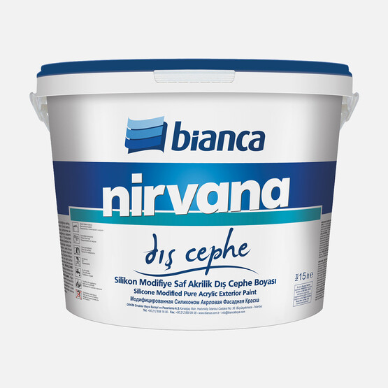 Bianca 15 L Nirvana Saf Akrilik Dış Cephe Boyası Beyaz