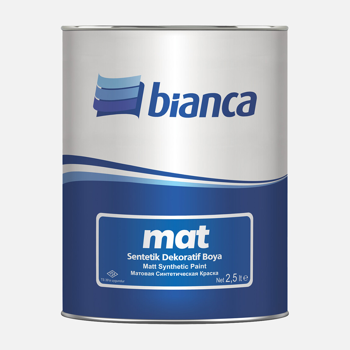    Bianca 2,5 L Sentetik Mat Boya Siyah  