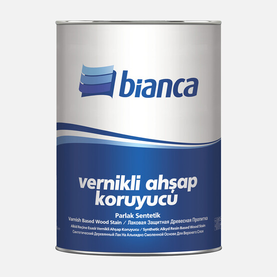 Bianca 0,75 L Vernikli Ahşap Koruyucu Siyah 