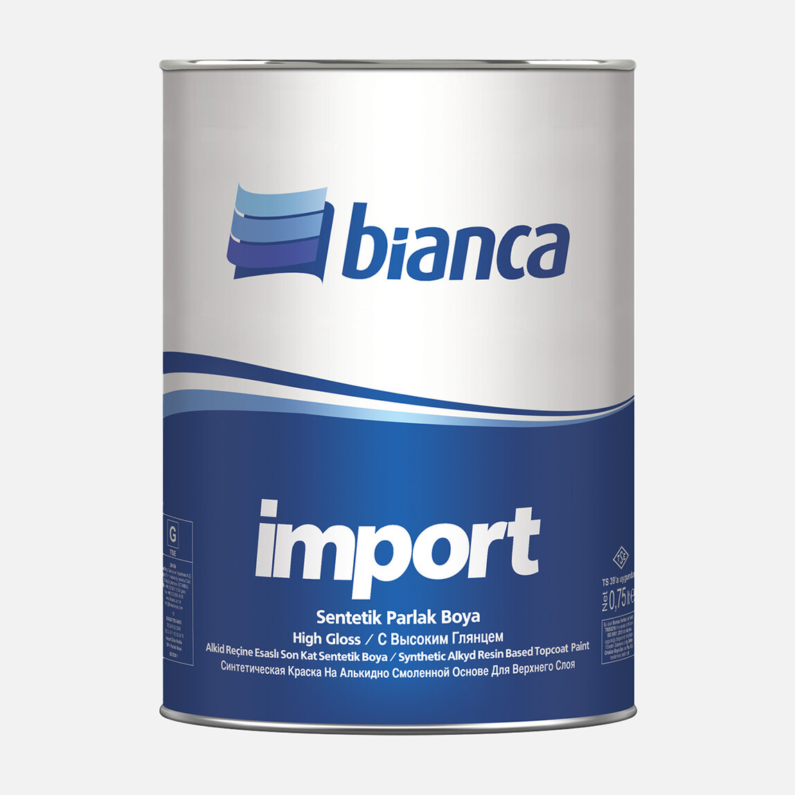    Bianca 0,75 L İmport Sentetik Boya Kırmızı  