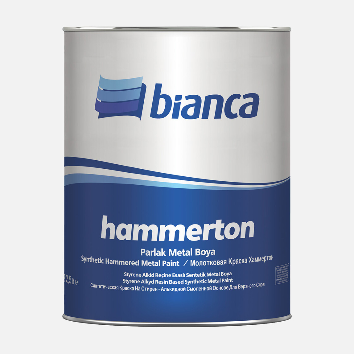    Bianca 2,5 L Hammerton Elegant Boya Gümüş Gri  