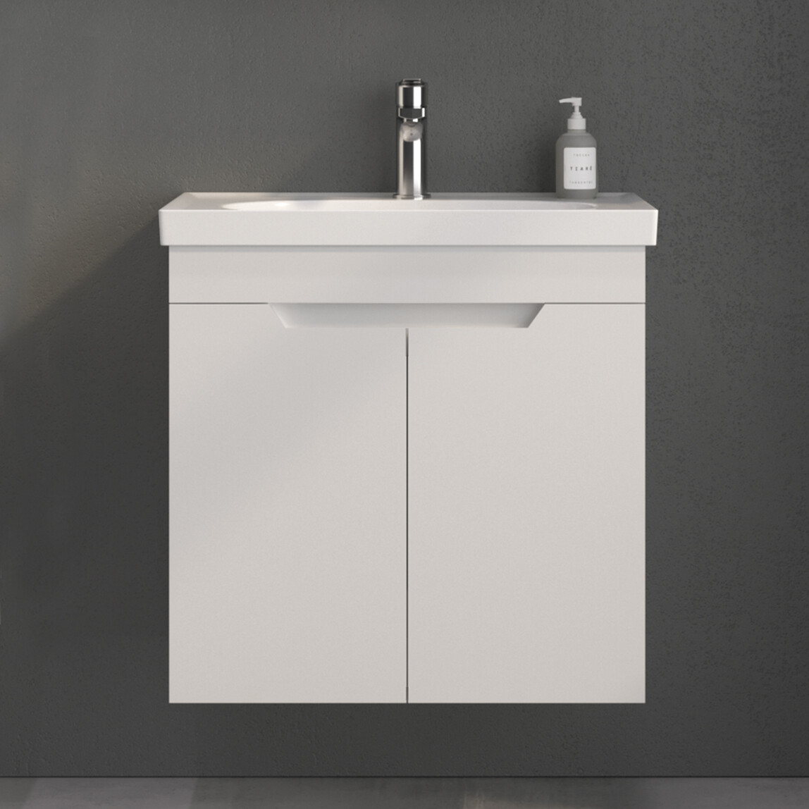    Bonitobagno Rita 65 cm Banyo Dolabı Alt Modül Beyaz 