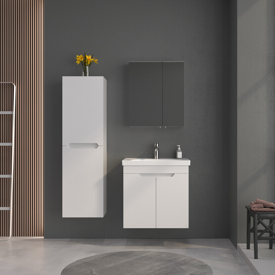 Bonitobagno Rita 65 cm Banyo Dolabı Alt Modül Beyaz