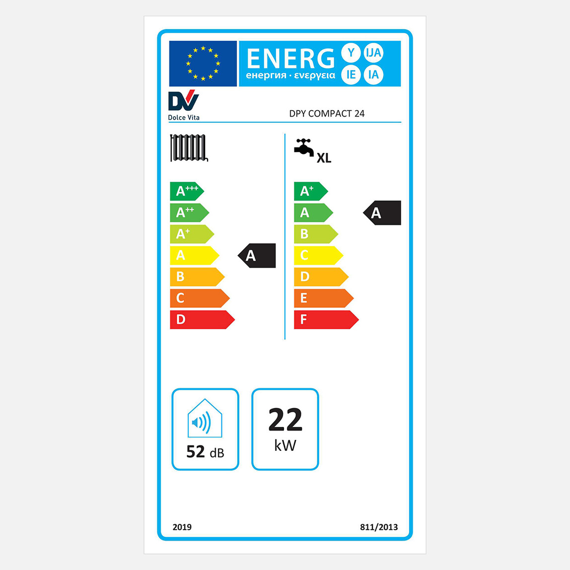    Dolce Vita Dpy Compact 24 kW Kombi 