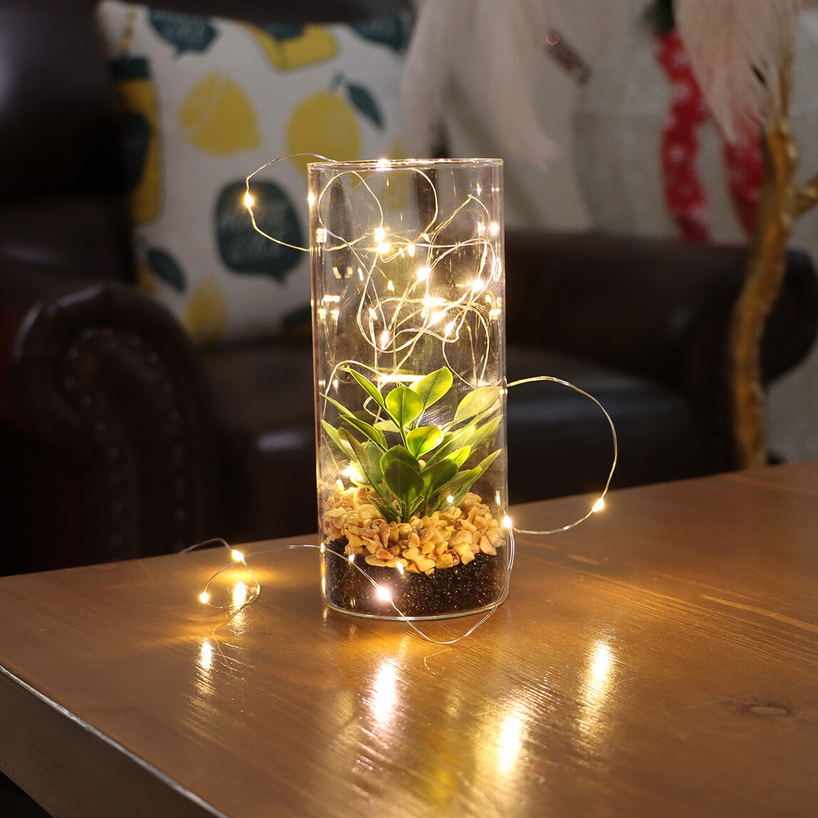    Dize 50 Led Sarı Işık 5 Metre   