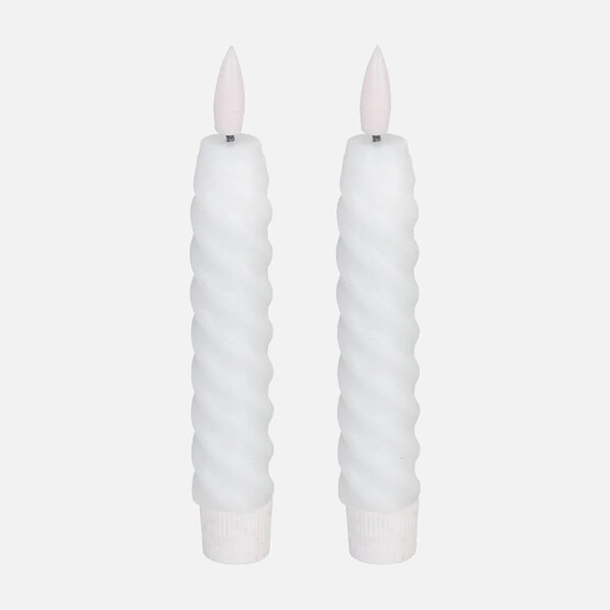 Eglo Andrafia 15cm 2’li Desenli Beyaz Led Mum 