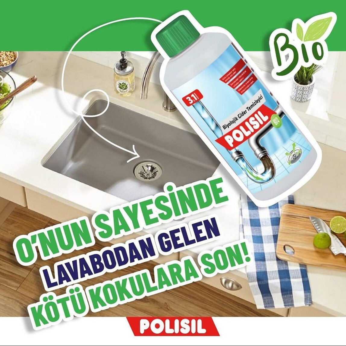 Polisil Biyolojik Gider Temizleyici 500 ml_1