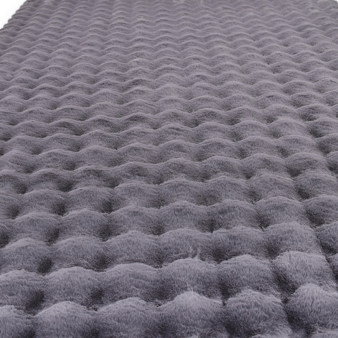    Crea Antrasit Mantar Post Ebatlı Halı 120x180 cm  