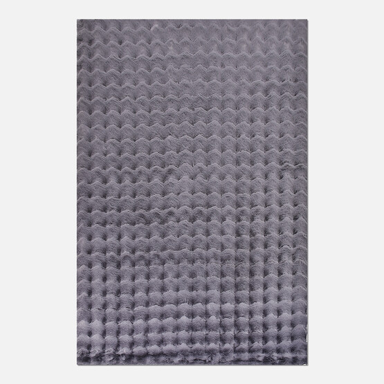 Crea Antrasit Mantar Post Ebatlı Halı 120x180 cm 