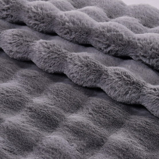 Crea Antrasit Mantar Post Ebatlı Halı 120x180 cm 