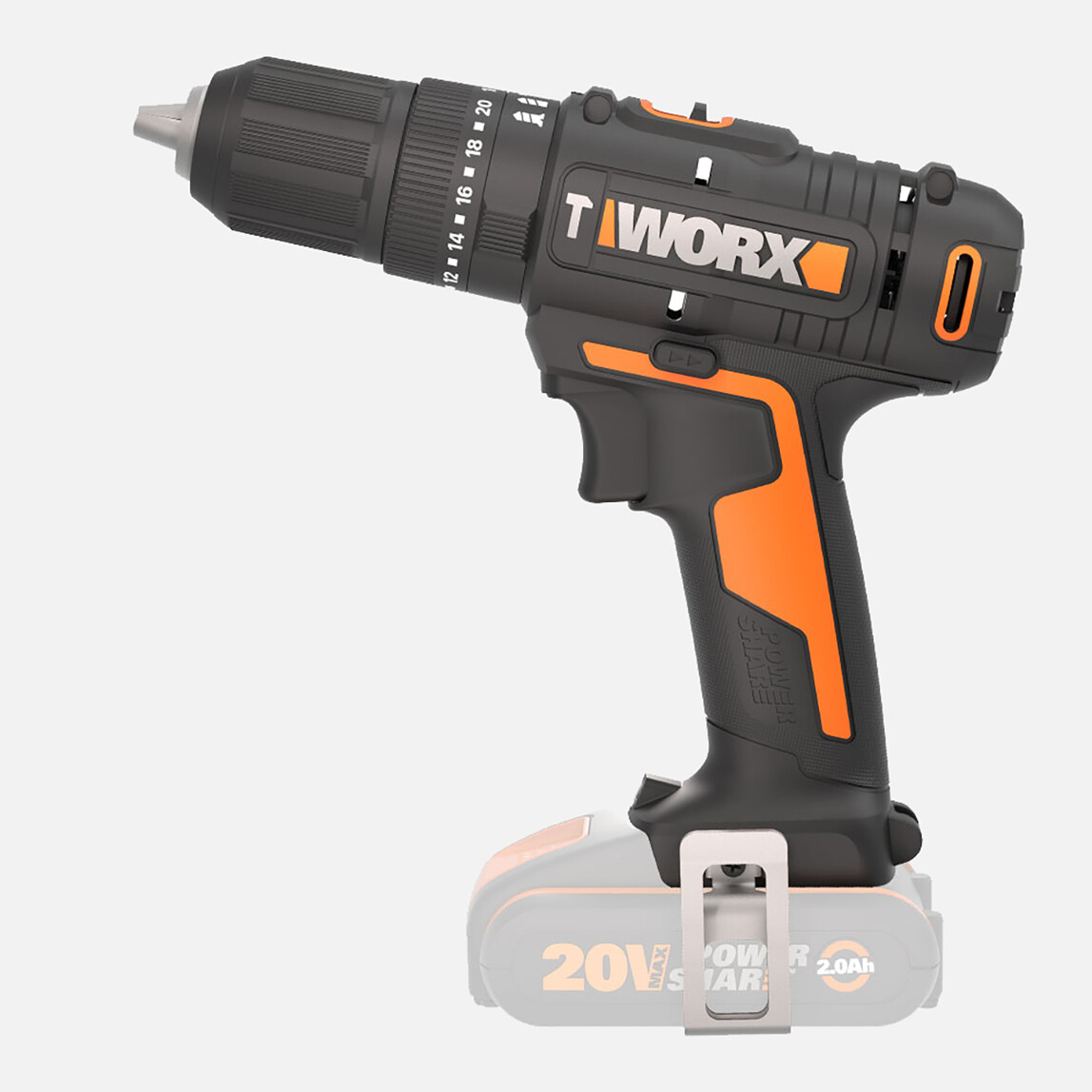 Worx WX370.9 20Volt Profesyonel Şarjlı Darbeli Matkap (Akü Dahil Değildir)_0