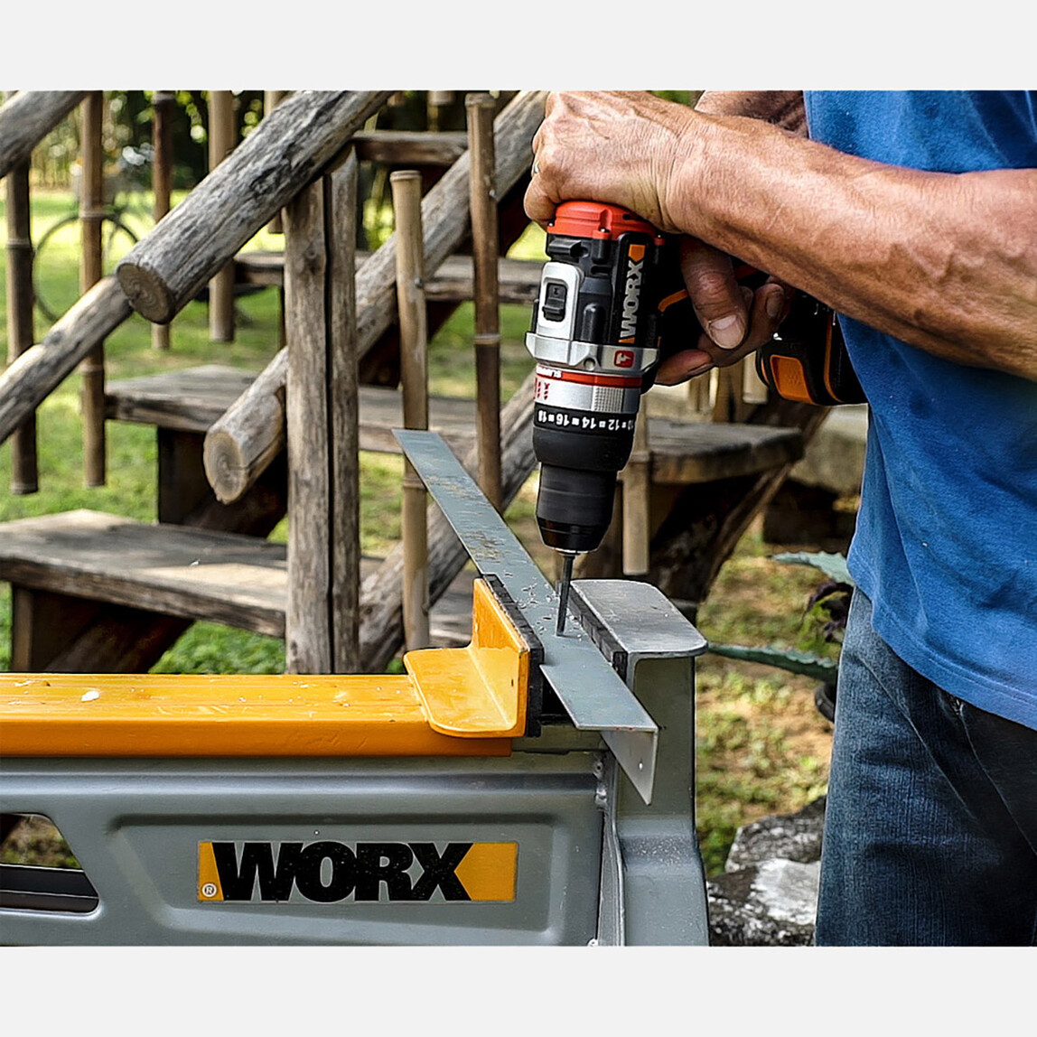 Worx WX354.9 20Volt Kömürsüz Profesyonel Darbeli Şarjlı Matkap (Akü Dahil Değildir)_6