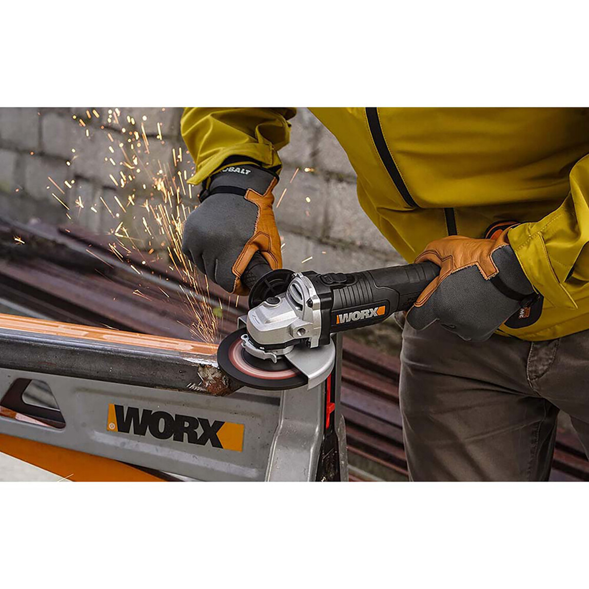    WORX WX812.9 20Volt 125mm Kömürsüz Profesyonel Avuç Taşlama(Akü ve Şarj Cihazı Dahil Değildir.) 