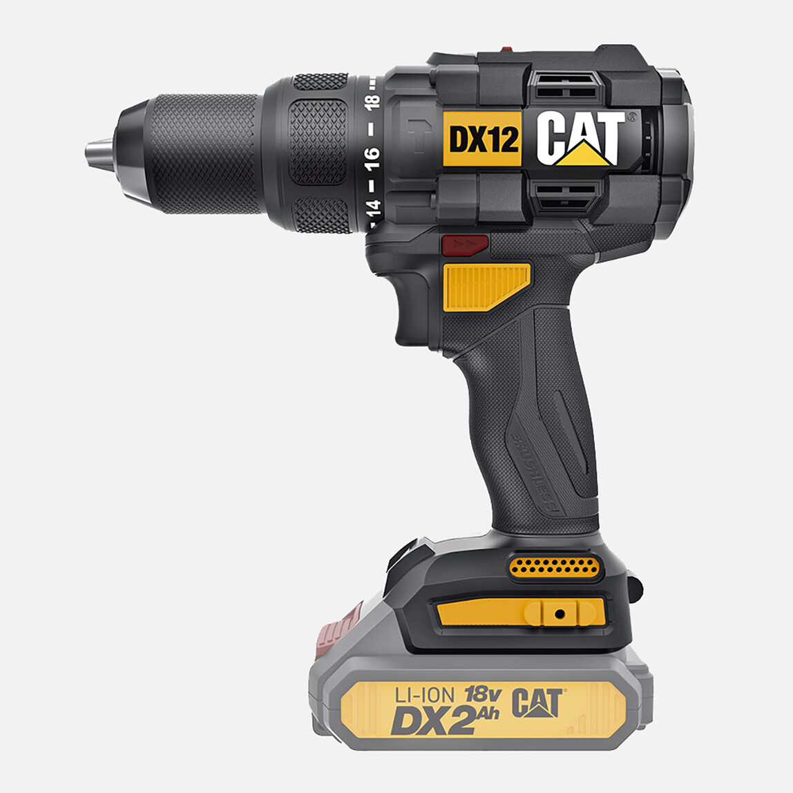    CAT DX12B 18Volt Kömürsüz Profesyonel Şarjlı Darbeli Matkap(Akü ve Şarj Cihazı Dahil Değildir.) 