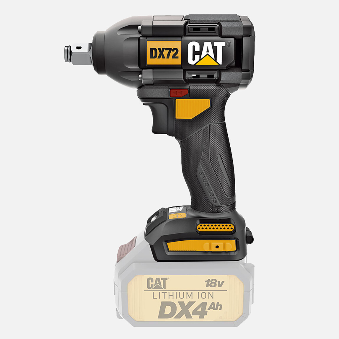    CAT DX72B 18Volt 350Nm Kömürsüz Profesyonel Şarjlı Somun Sıkma(Akü ve Şarj Cihazı Dahil Değildir.) 