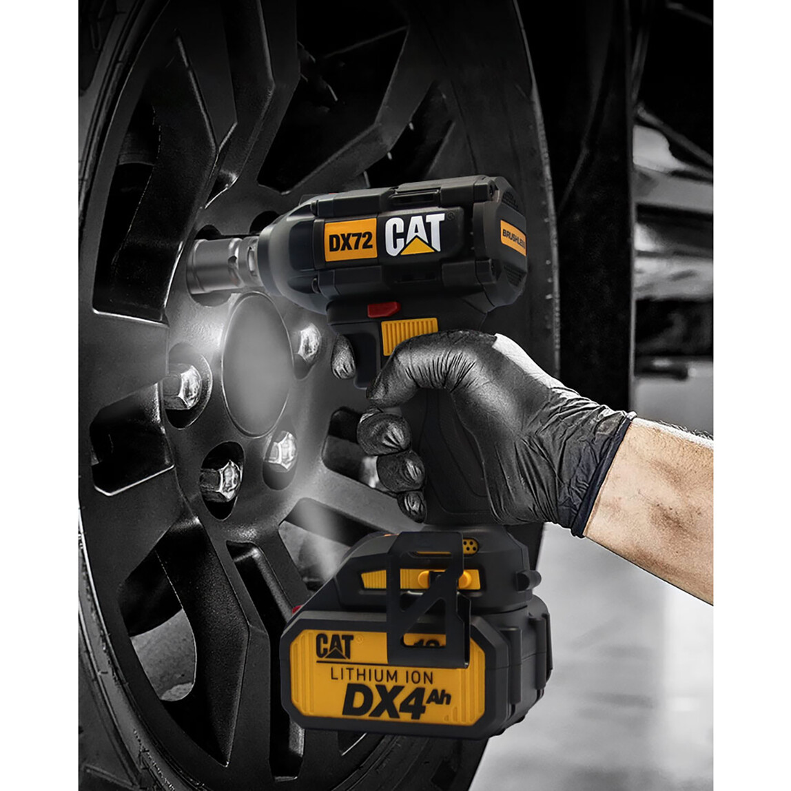    CAT DX72B 18Volt 350Nm Kömürsüz Profesyonel Şarjlı Somun Sıkma(Akü ve Şarj Cihazı Dahil Değildir.) 