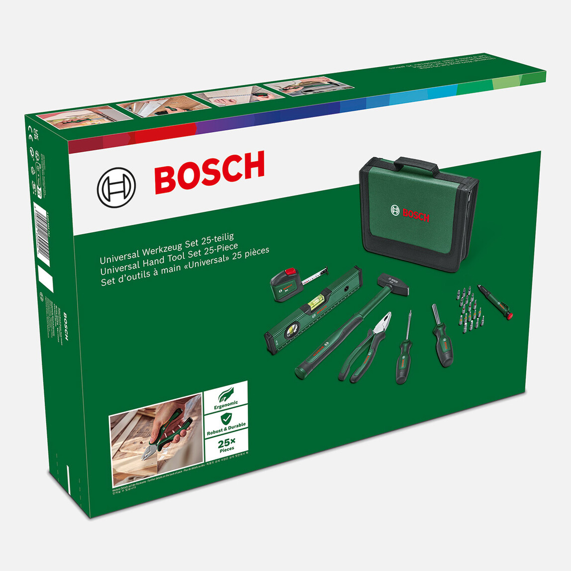    Bosch Universal El Aleti Seti 25 Parça    