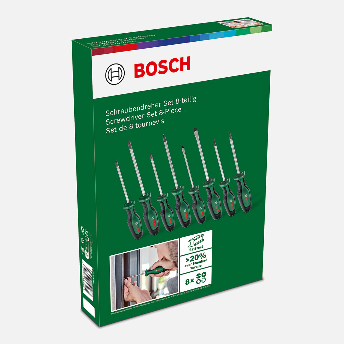    Bosch Tornavida Seti 8 Parça    