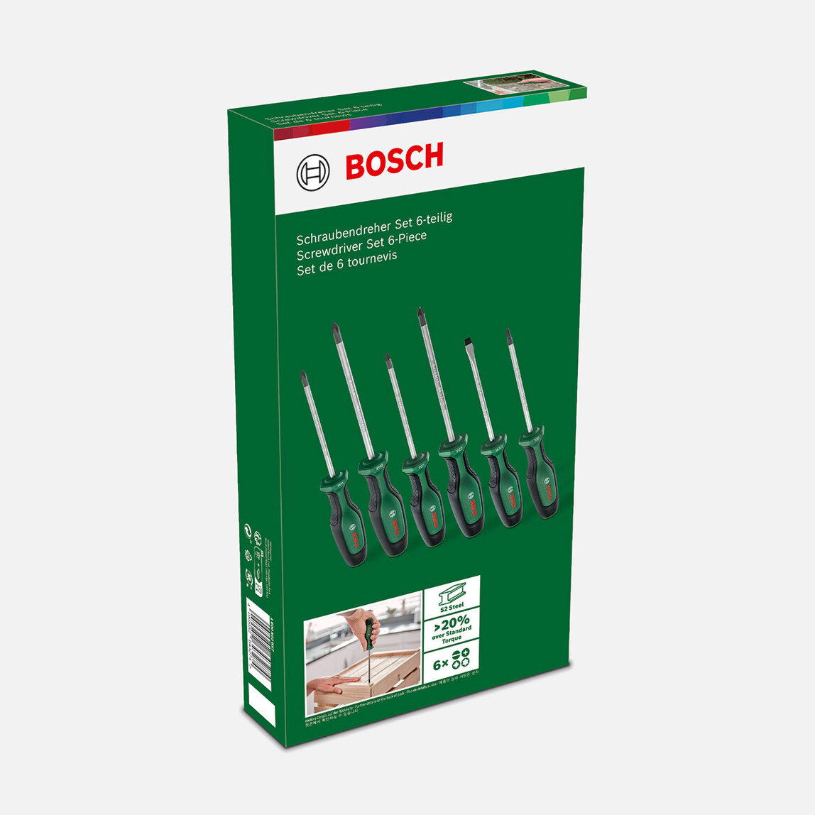    Bosch Tornavida Seti 6 Parca Set 2    