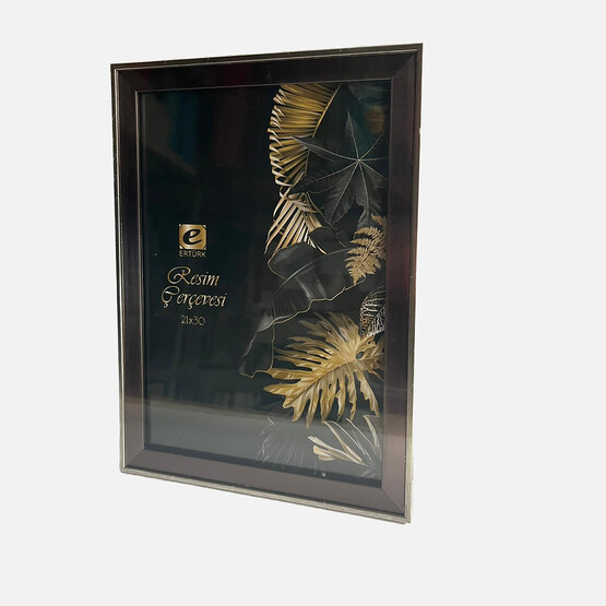 Ertürk Masaüstü Çerçeve Füme Platin 21x30 cm 