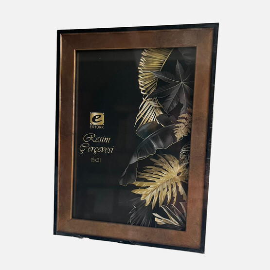Ertürk Masaüstü Çerçeve Altın Siyah 15x21 cm