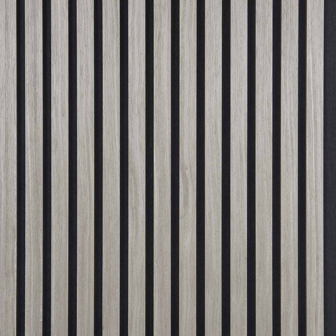    Quanti Dikdörtgen Akustik Duvar Paneli Gri Meşe 52x244x1,8 cm 