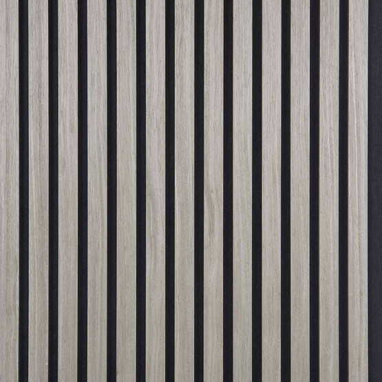 Quanti Dikdörtgen Akustik Duvar Paneli Gri Meşe 52x244x1,8 cm