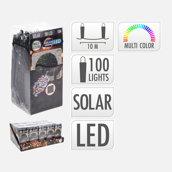 Dekoratif 100'lü Led Solar Aydınlatma 