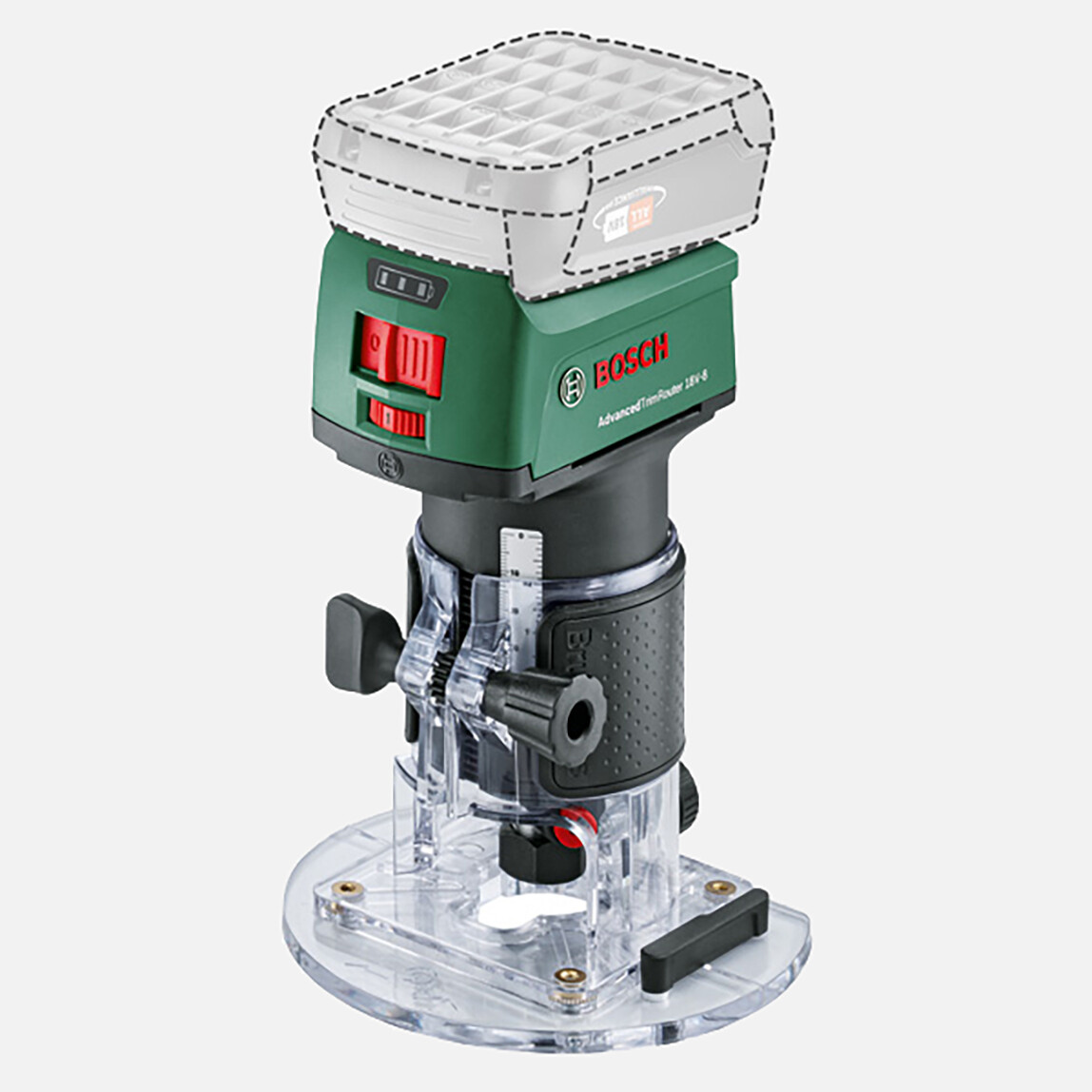 Boschadvancedtrimrouter 18V-8 Akülü Freze Makinesi (Solo)_0