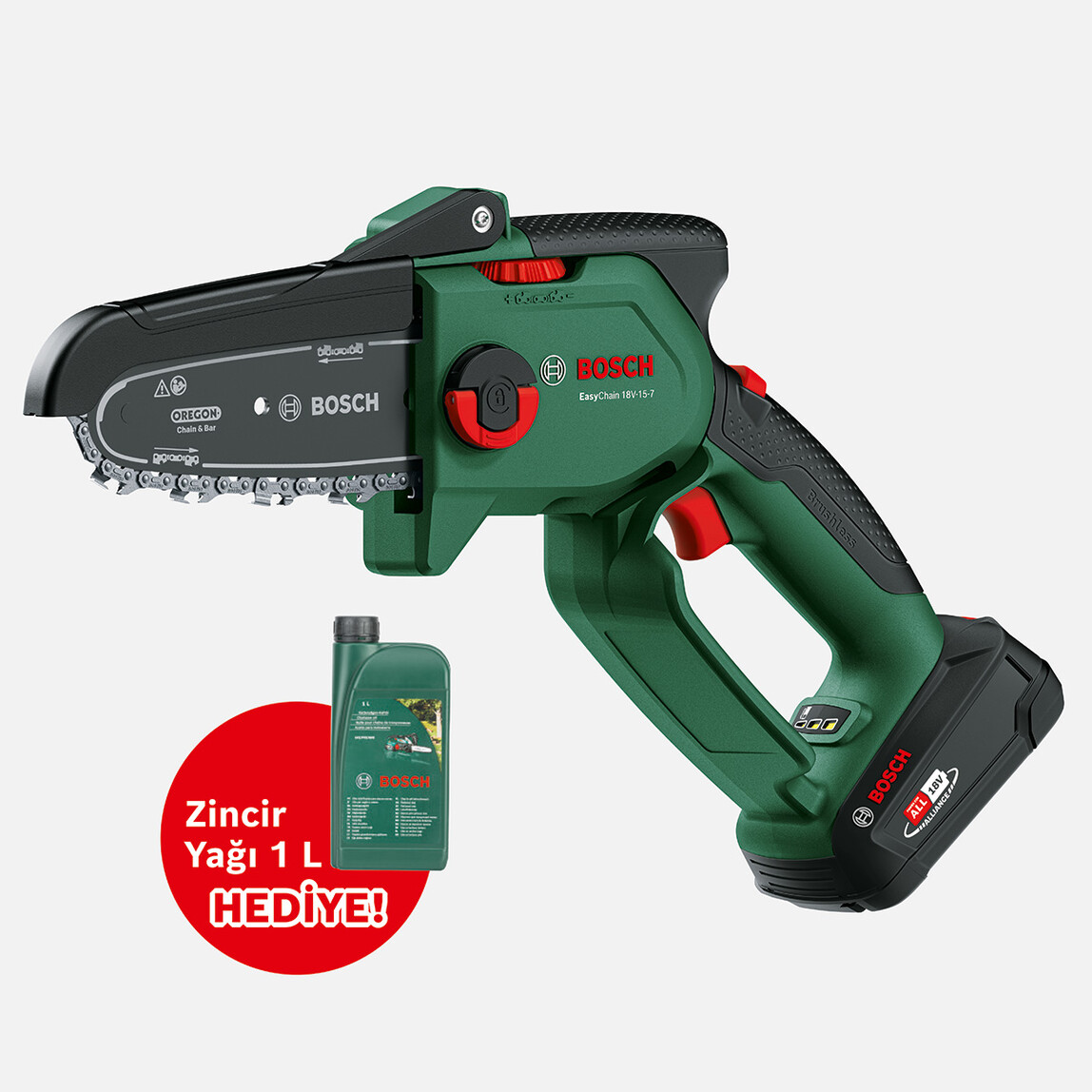 Bosch EasyChain 18V-15-7 Solo Akülü Zincirli Budama Makinesi_0