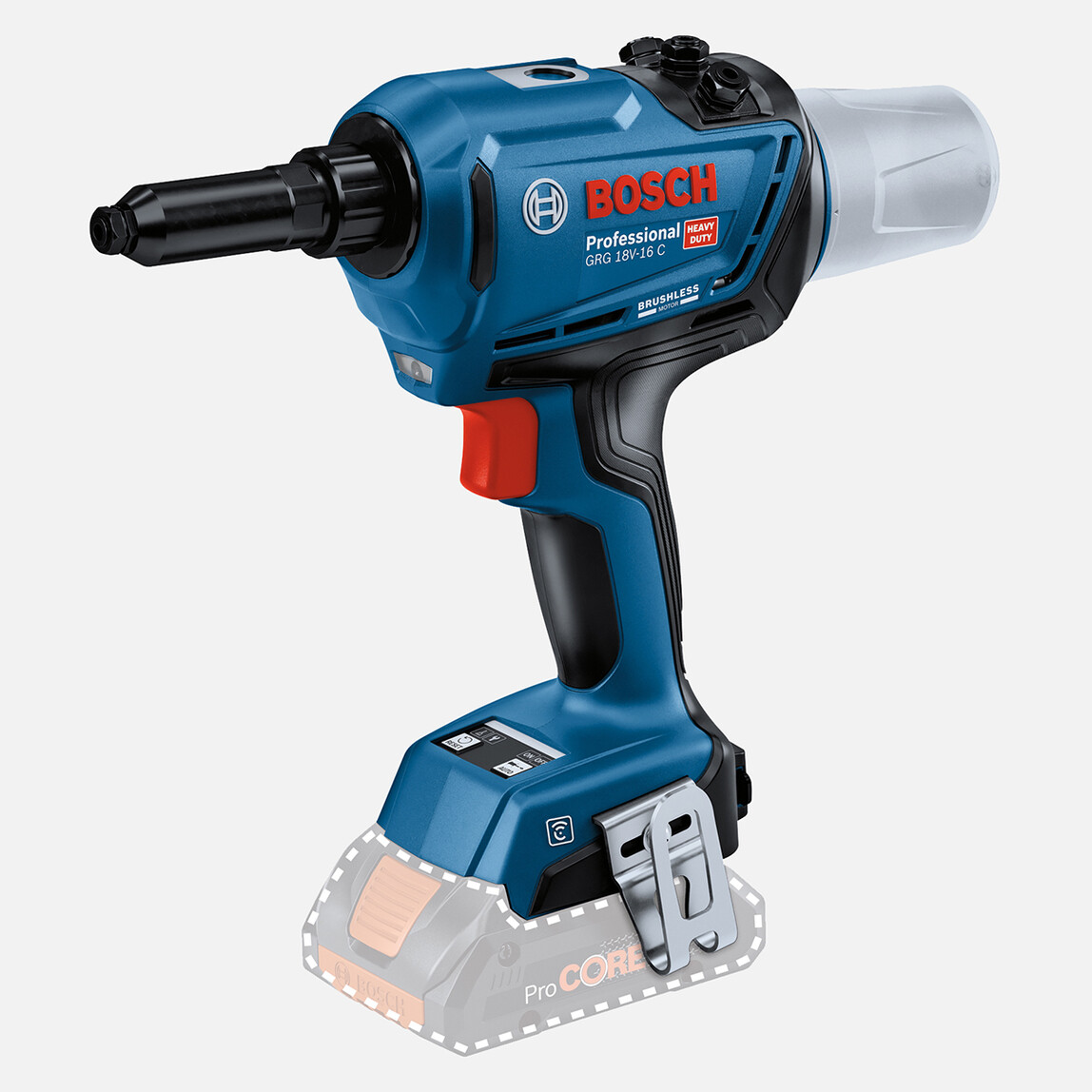    Bosch Grg 18V-16 C Perçin Tabancası Solo (Akü ve Şarj Cihazı Dahil Değildir.) 