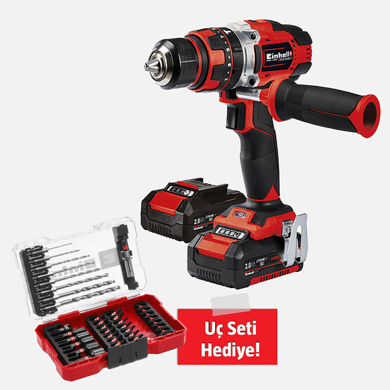 Einhell TE-CD 18/48 Li-i (2x2,0Ah) Akülü Darbeli Vidalama 
