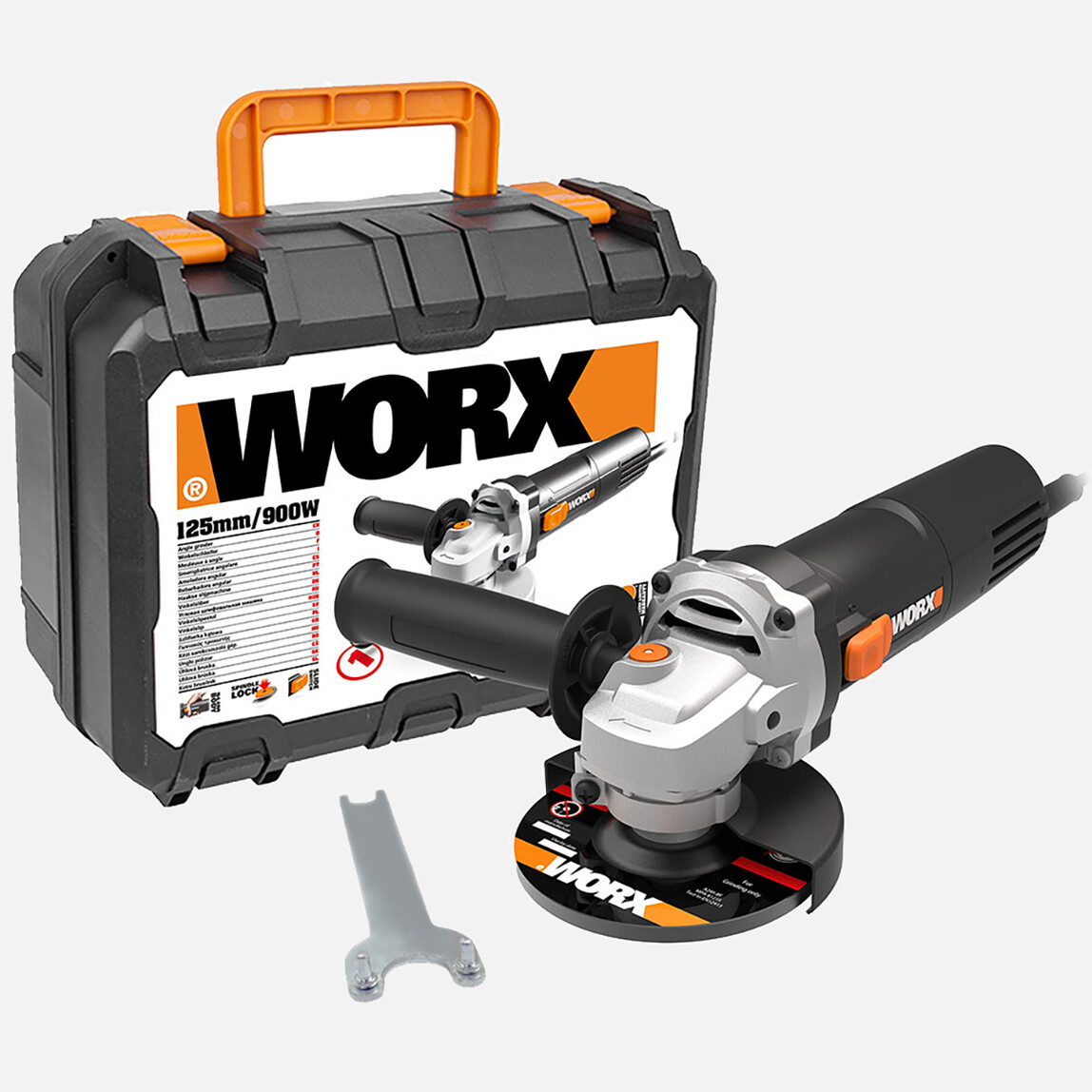    Worx WX718 900Watt 125mm Profesyonel Avuç Taşlama  