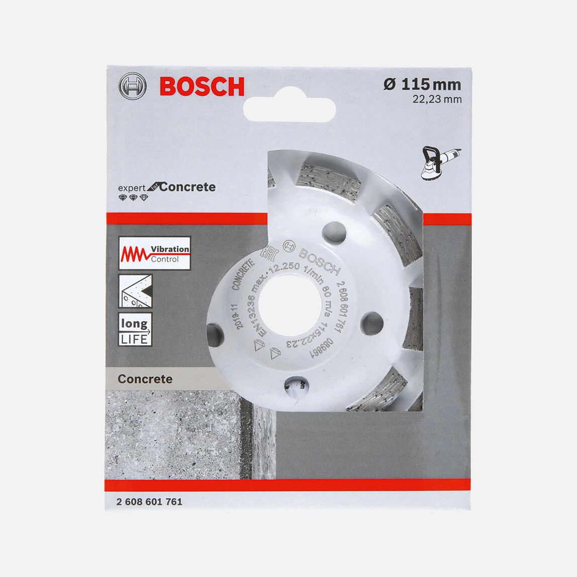    Bosch Expert Serisi Beton İçin Elmas Çanak Disk 115 mm 