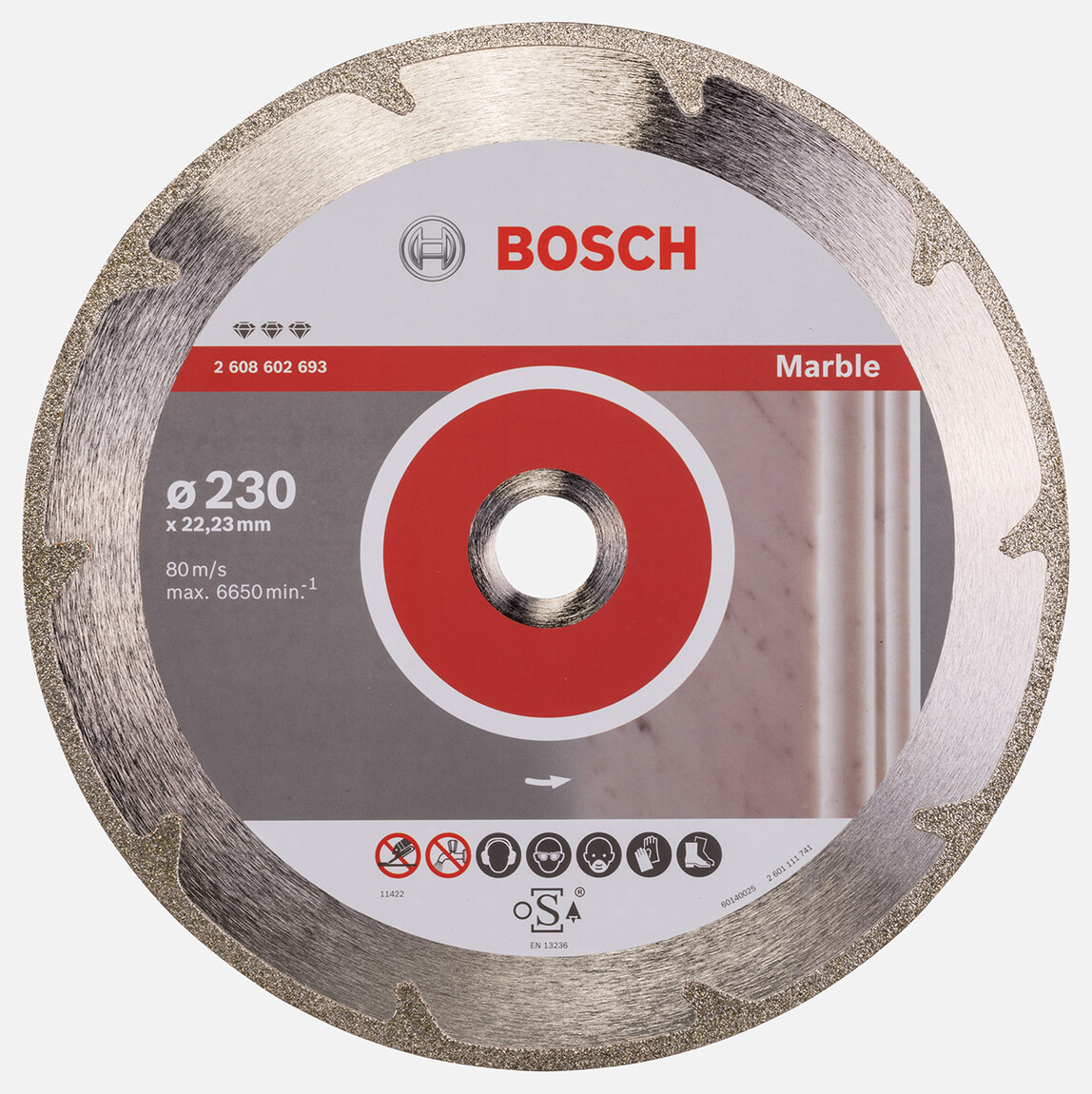 Bosch Best Serisi Mermer İçin Elmas Kesme Diski 230 mm_0