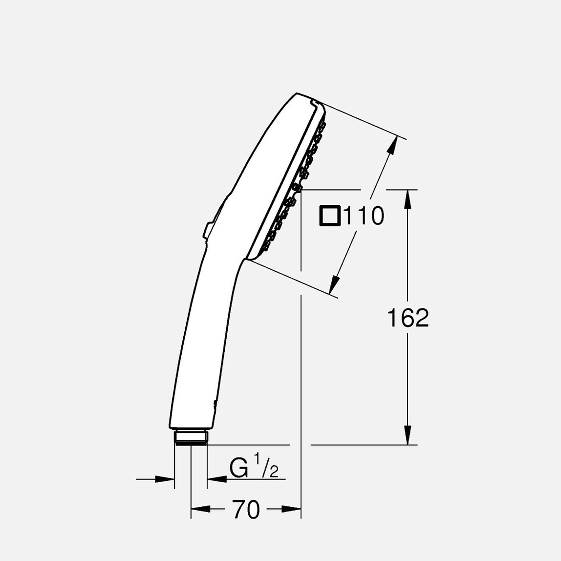    Grohe Vitalio Comfort 110 2 Fonksiyonlu El Duşu 