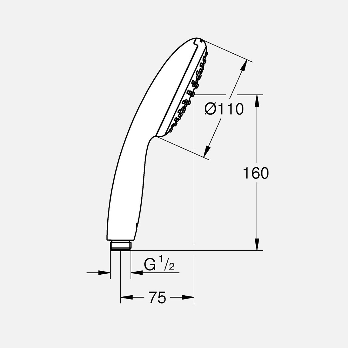    Grohe Vitalio Start 110 El Duşu 